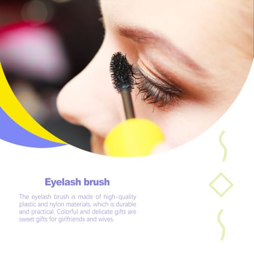 2 Set 50 Stück Wimpernpinsel Frauen Zubehör Valentinstag Süße Borsten Applikator Augenbrauen Pinzette Falsche Augenbrauen Pinsel Rosa Stab Rot von Feriuzymix