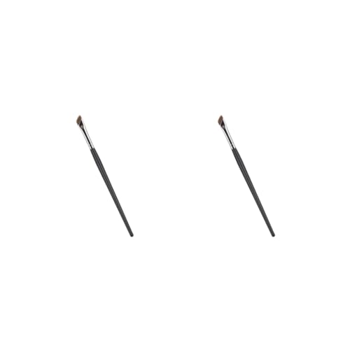 2 Set fein abgewinkelter Eyeliner-Pinsel Augenbrauenpinsel für Make-up-Künstler Professional Typ A von Feriuzymix