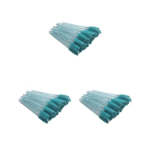 3 Set 50 Stück Wimpernbürste Frauen Zubehör Augenbrauenpinzette Entfernungswerkzeug Entferner Wimpern Clip Brauenbürsten Blauer Stab/Tiefgrün von Feriuzymix
