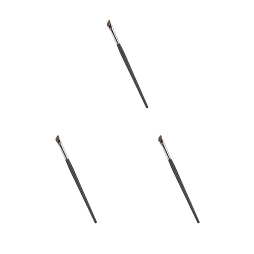 3 Set fein abgewinkelter Eyeliner-Pinsel Augenbrauenpinsel für Make-up-Künstler Professional Typ A von Feriuzymix