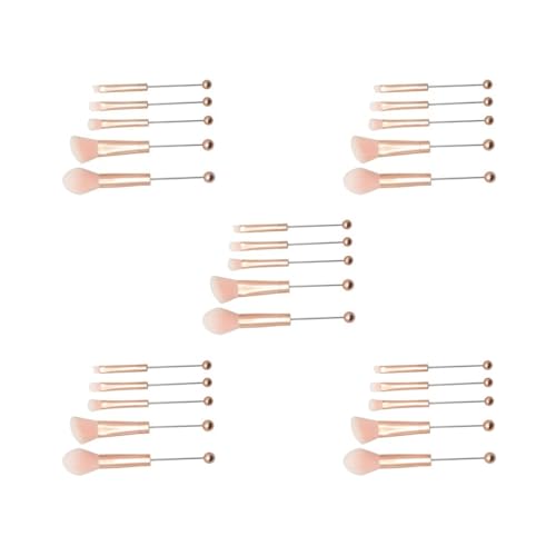 5 Set 5 Stück Perlen Lidschattenpinsel Augenbrauen Make-up Pinsel Kit für Frauen Erwachsene Schwester von Feriuzymix