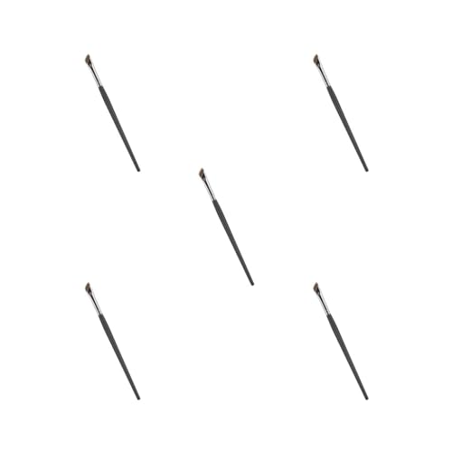 5 Set fein abgewinkelte Eyeliner-Pinsel Augenbrauenpinsel für Make-up-Künstler Professionell Typ A von Feriuzymix