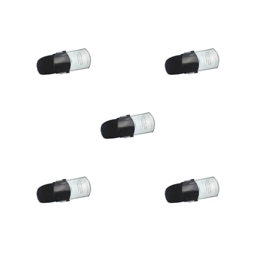 Make-up-Pinsel, weiche Faser-Wolle, einziehbare Pinsel, starkes Greifen, Power-Beauty-Tools, Lidschatten, Foundation, Mischpulver, Gesicht, 5 Stück von Feriuzymix