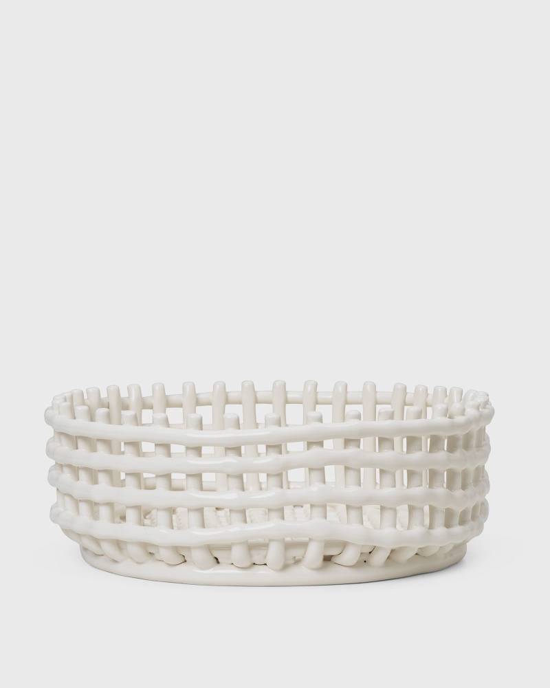Ferm LIVING Ceramic Centrepiece men Home deco white in Größe:ONE SIZE von Ferm LIVING