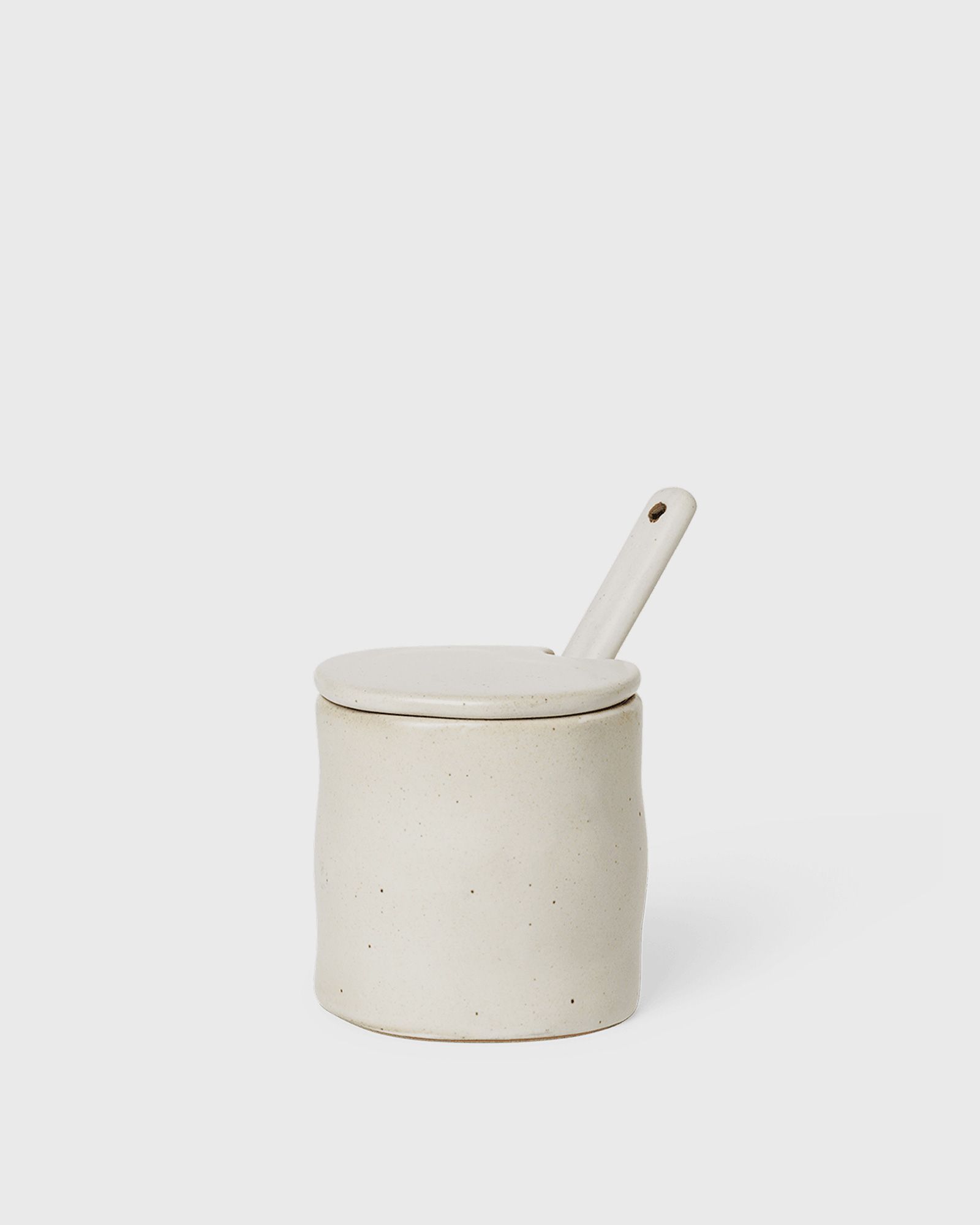 Ferm LIVING Flow Jar with spoon men Kitchen- & Tableware white in Größe:ONE SIZE Ferm LIVING Flow Jar with spoon men Kitchen- & Tableware white in Größe:ONE SIZE von Ferm LIVING