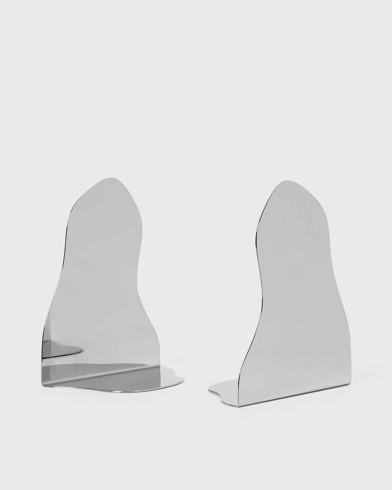 Ferm LIVING Pond Bookends - Set of 2 men Home deco silver in Größe:ONE SIZE von Ferm LIVING