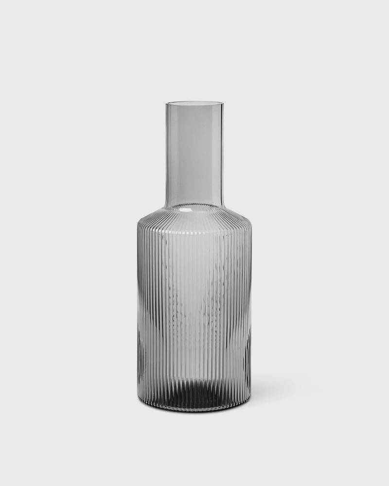 Ferm LIVING Ripple Carafe men Kitchen- & Tableware grey in Größe:ONE SIZE von Ferm LIVING