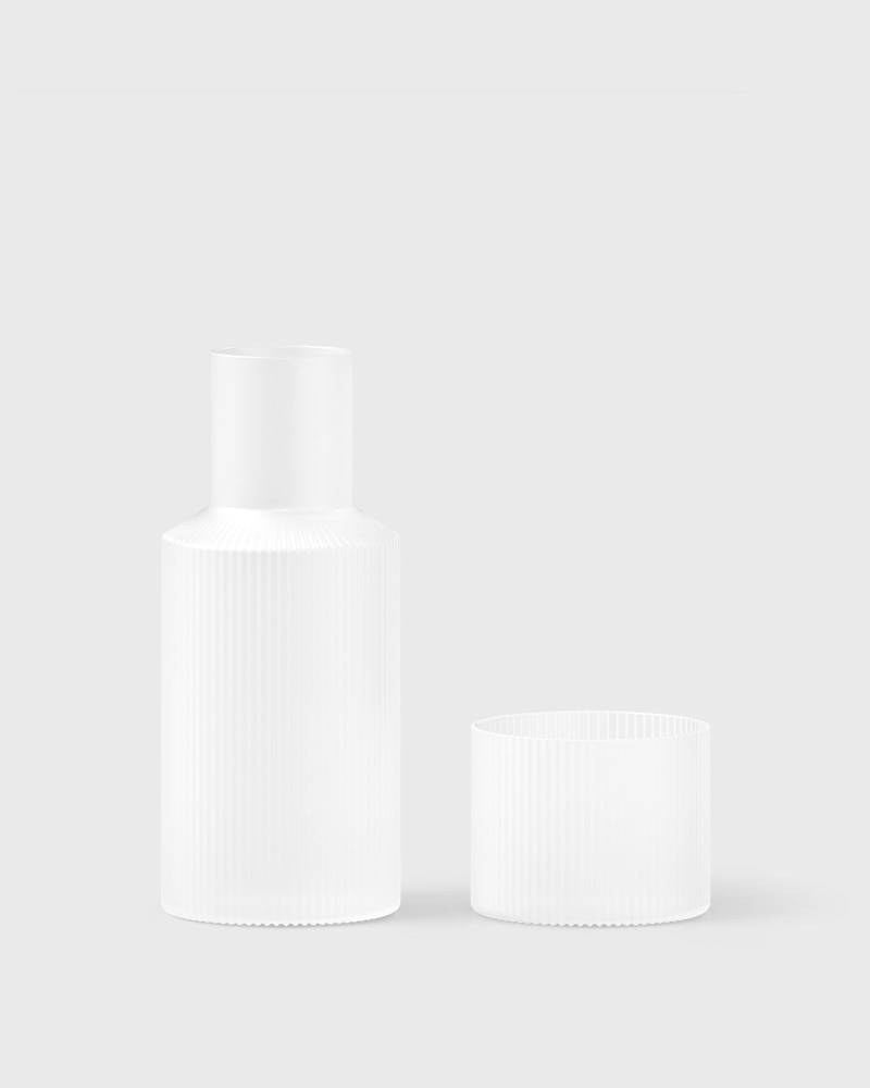 Ferm LIVING Ripple Small Carafe Set men Kitchen- & Tableware blue in Größe:ONE SIZE von Ferm LIVING