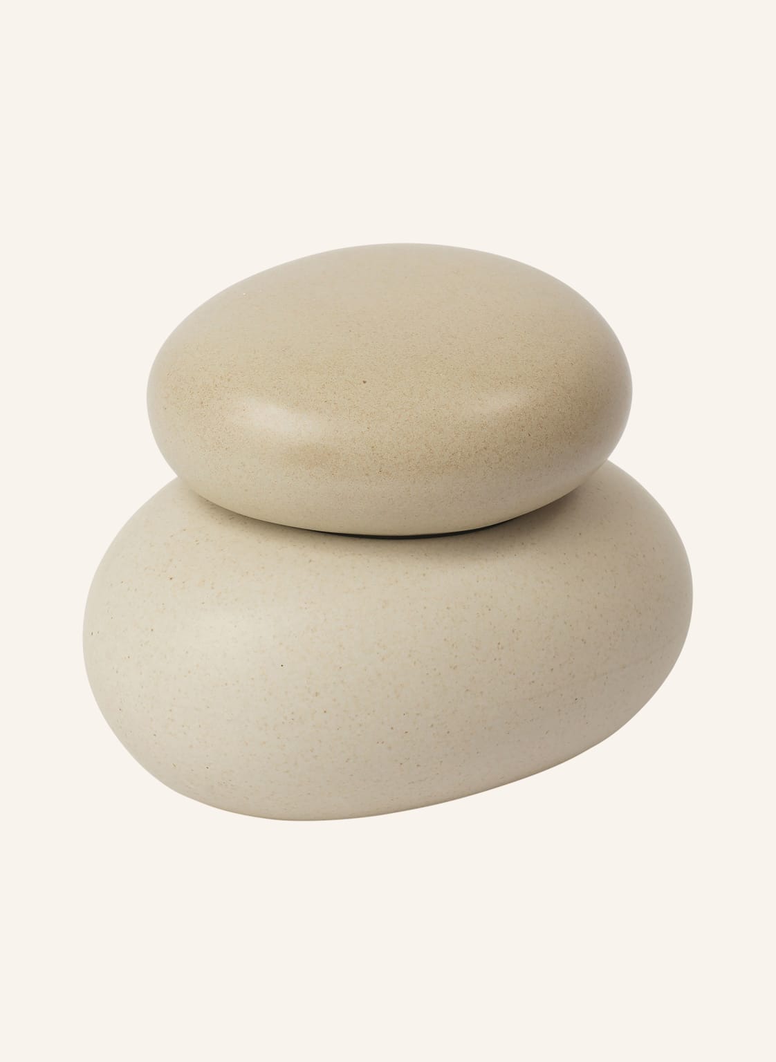 Ferm Living Aufbewahrungsbox Pepple Small beige von Ferm LIVING