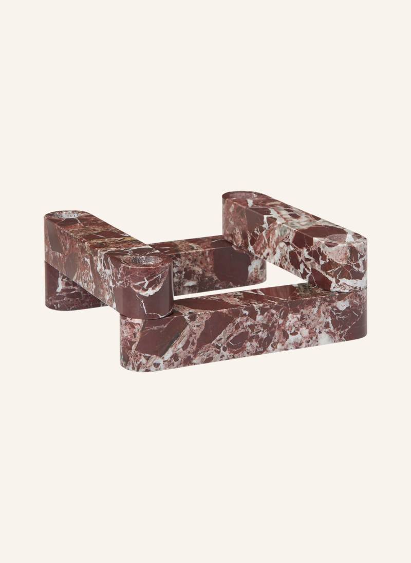 Ferm Living Kerzenhalter Newel rot von Ferm LIVING