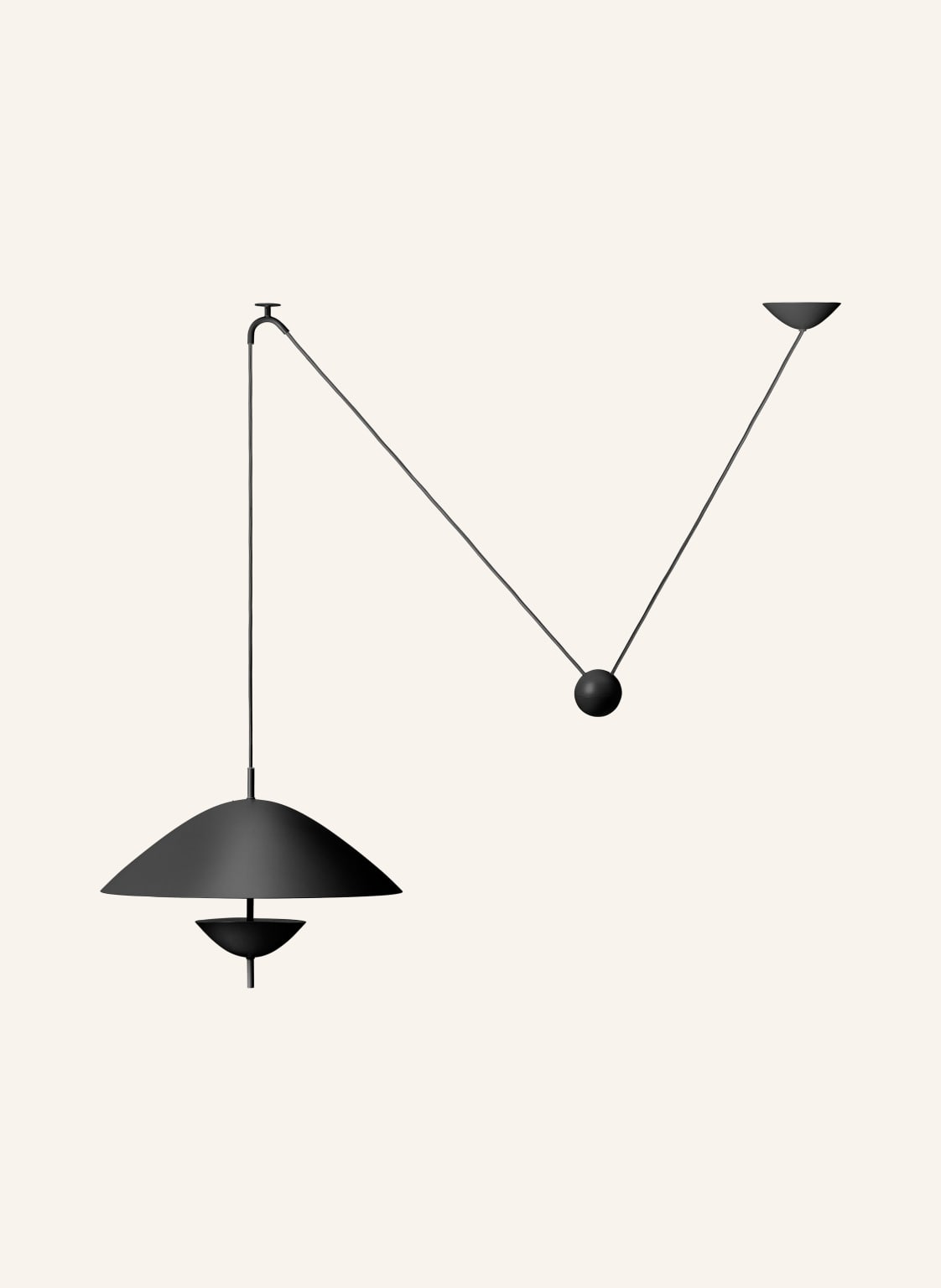 Ferm Living Pendelleuchte Lod schwarz von Ferm LIVING