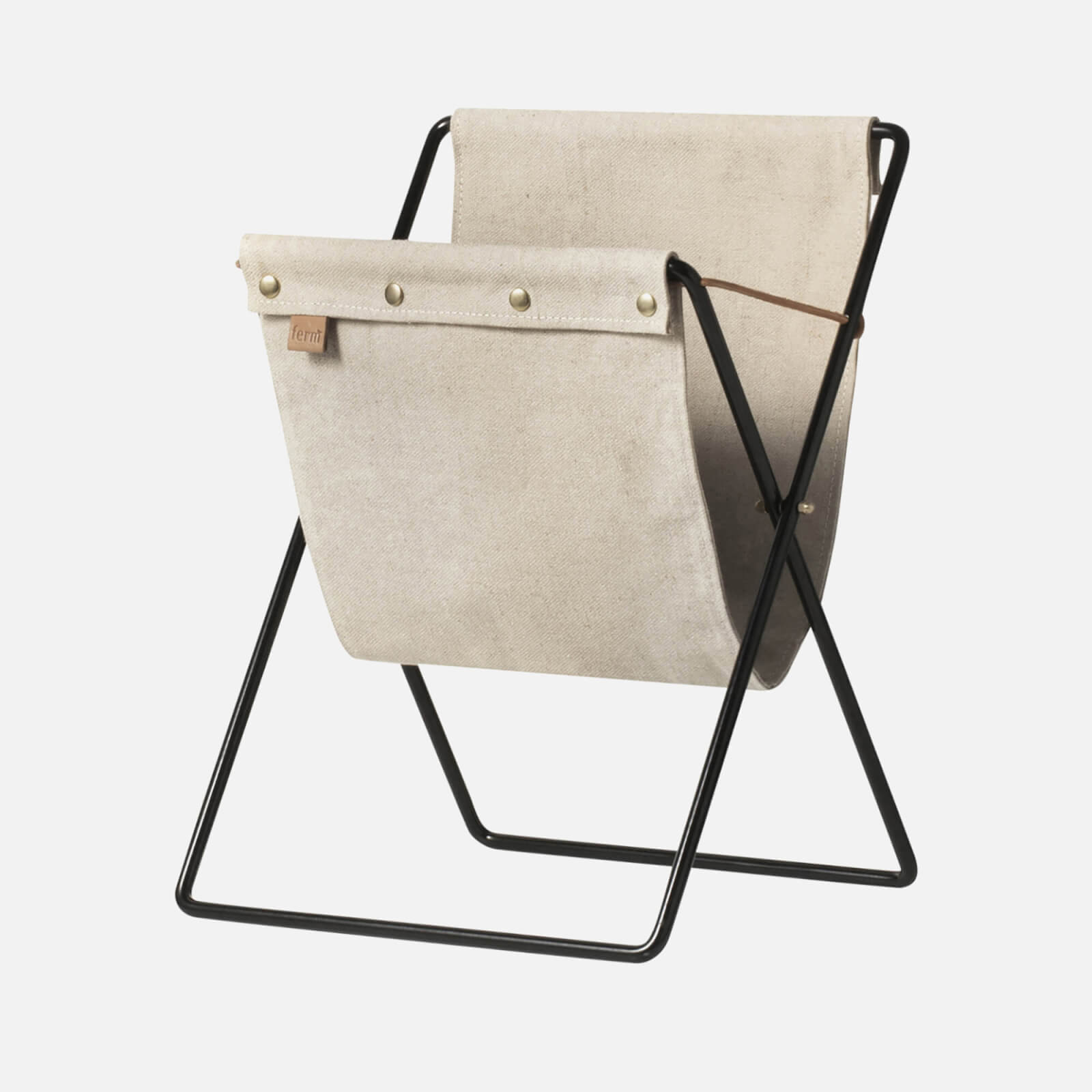 Ferm Living Herman Magazine Stand - Black von Ferm Living