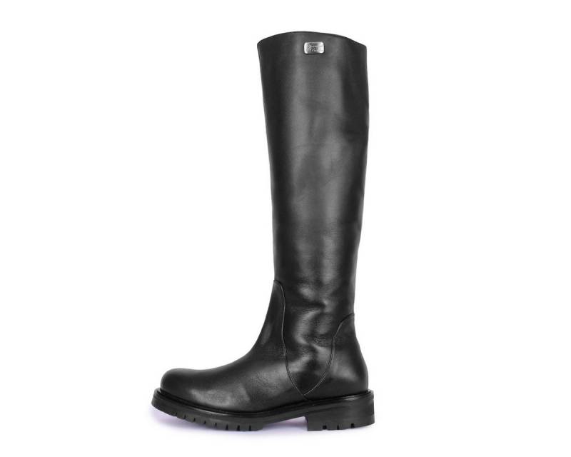 Fernando Berlin Kniehoher Lederstiefel mit Profilsohle Stiefel von Fernando Berlin