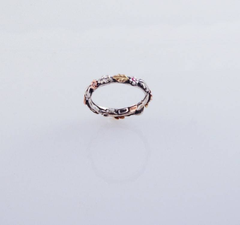 Eco Trauring - Aus Recyceltem Silber Und 14K & 18K Gold von FernandoJewelry