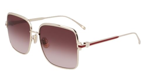 FERRAGAMO Unisex SF317S Sunglasses, Gold/Brown Gradient, 57 von Ferragamo