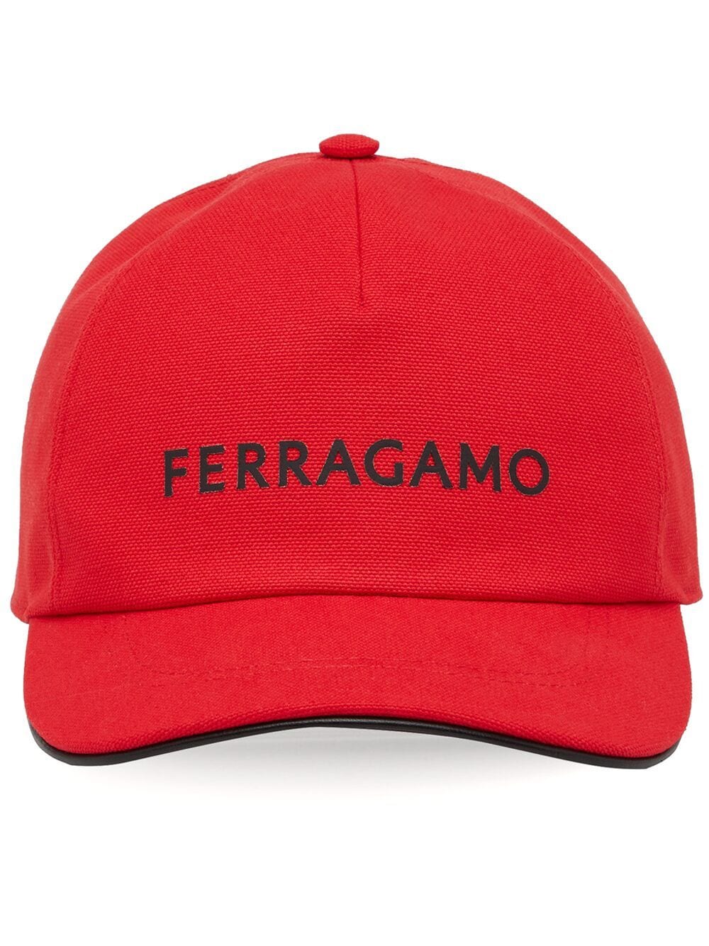 Ferragamo Baseballkappe mit Logo-Print - Rot von Ferragamo