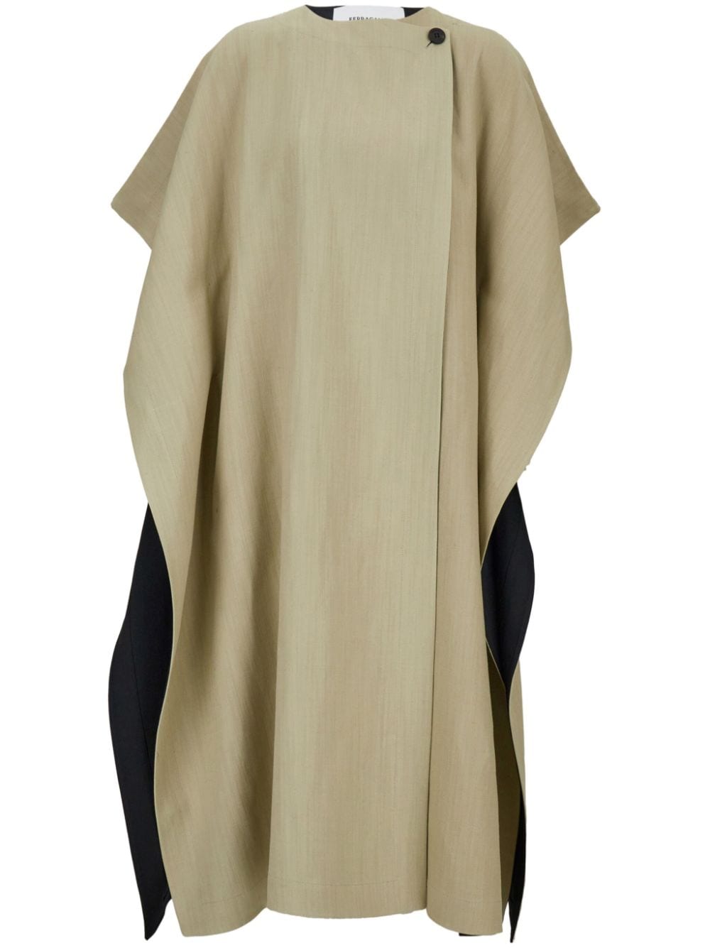 Ferragamo Cape im Layering-Look - Nude von Ferragamo