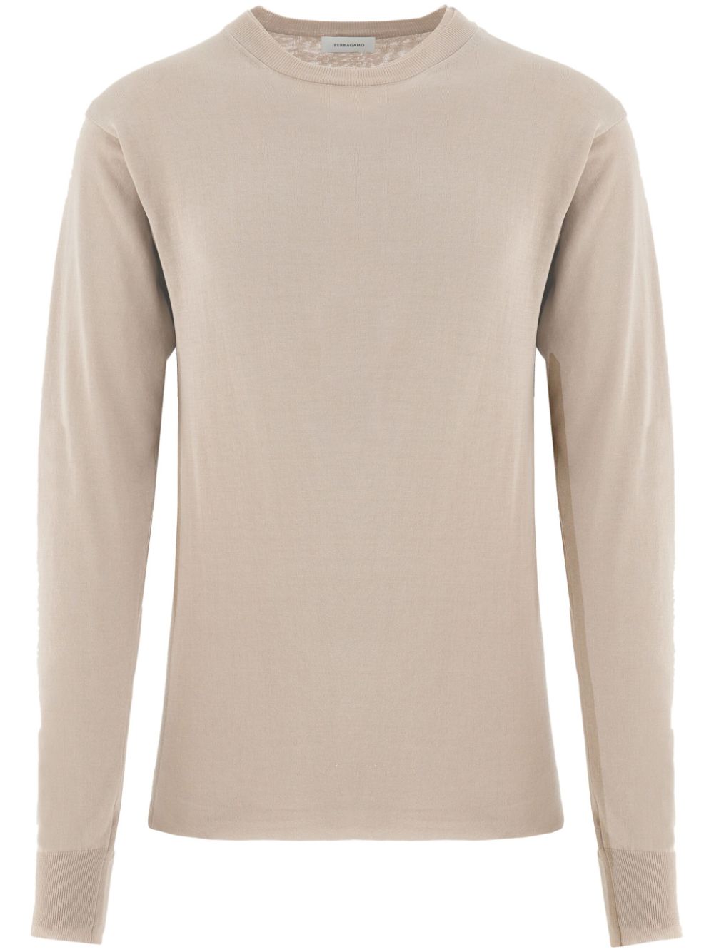 Ferragamo Fein gestrickter Pullover - Nude von Ferragamo