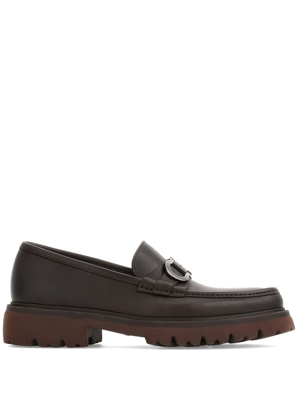 Ferragamo Loafer mit Gancini-Spange - Braun von Ferragamo