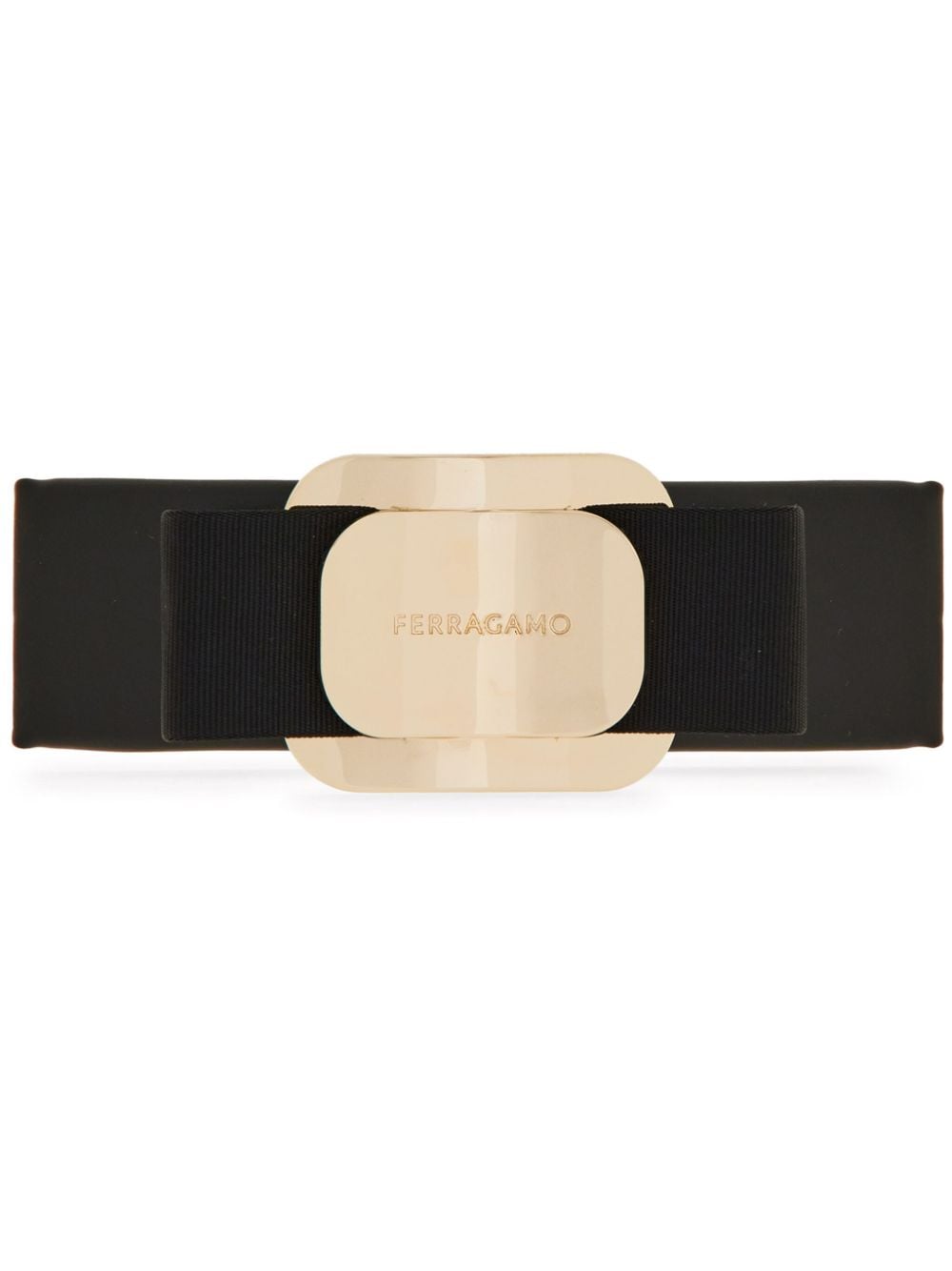 Ferragamo Haarspange mit Vara-Schleife - Schwarz von Ferragamo