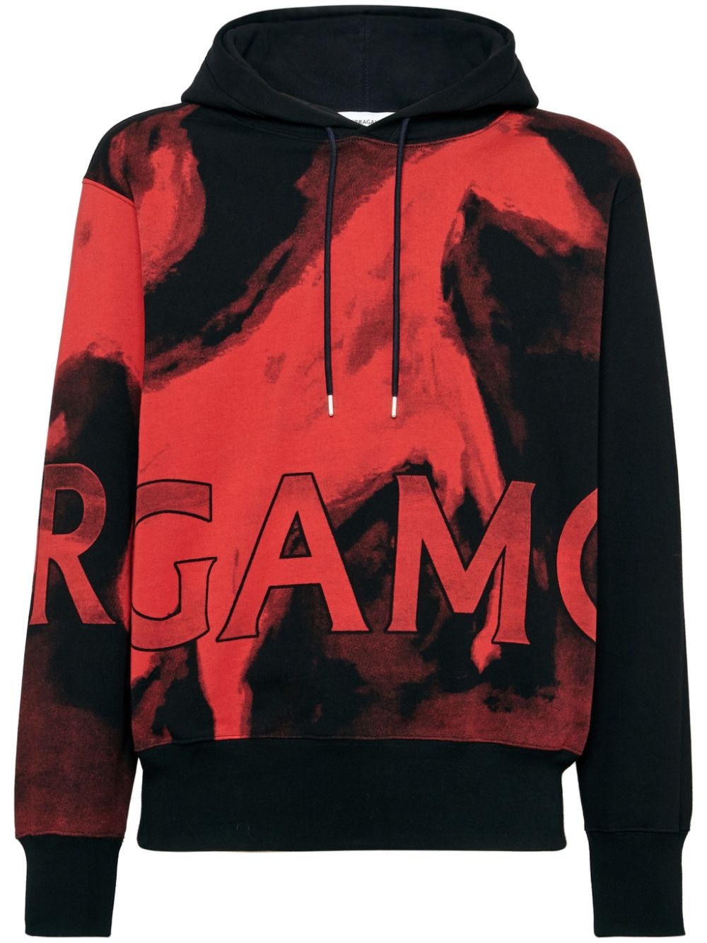 Ferragamo Hoodie mit Mustang-Print - Schwarz von Ferragamo