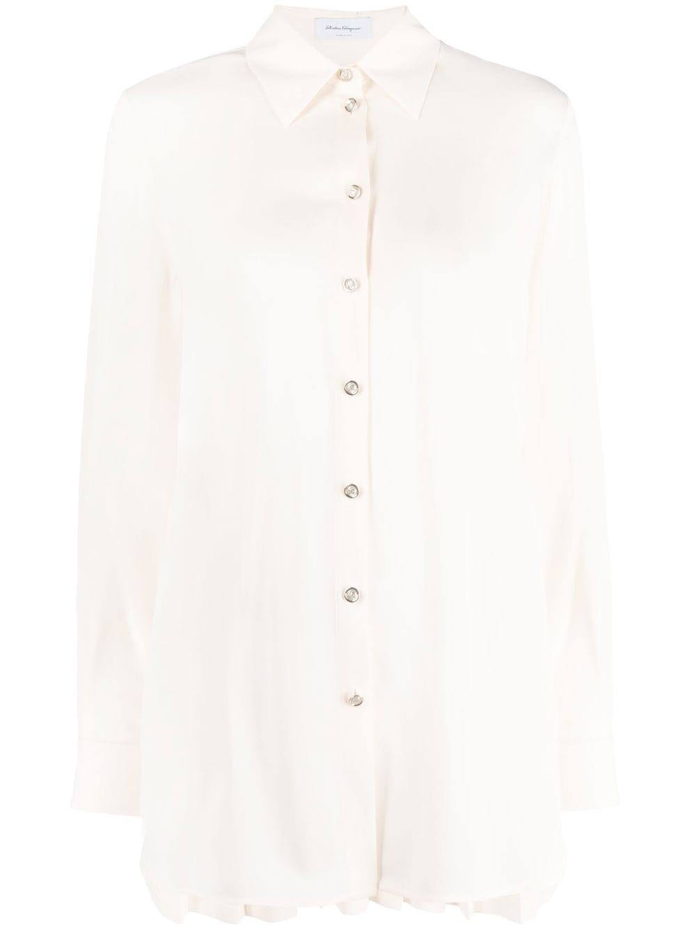 Ferragamo Langarmshirt mit Falten - Rosa von Ferragamo