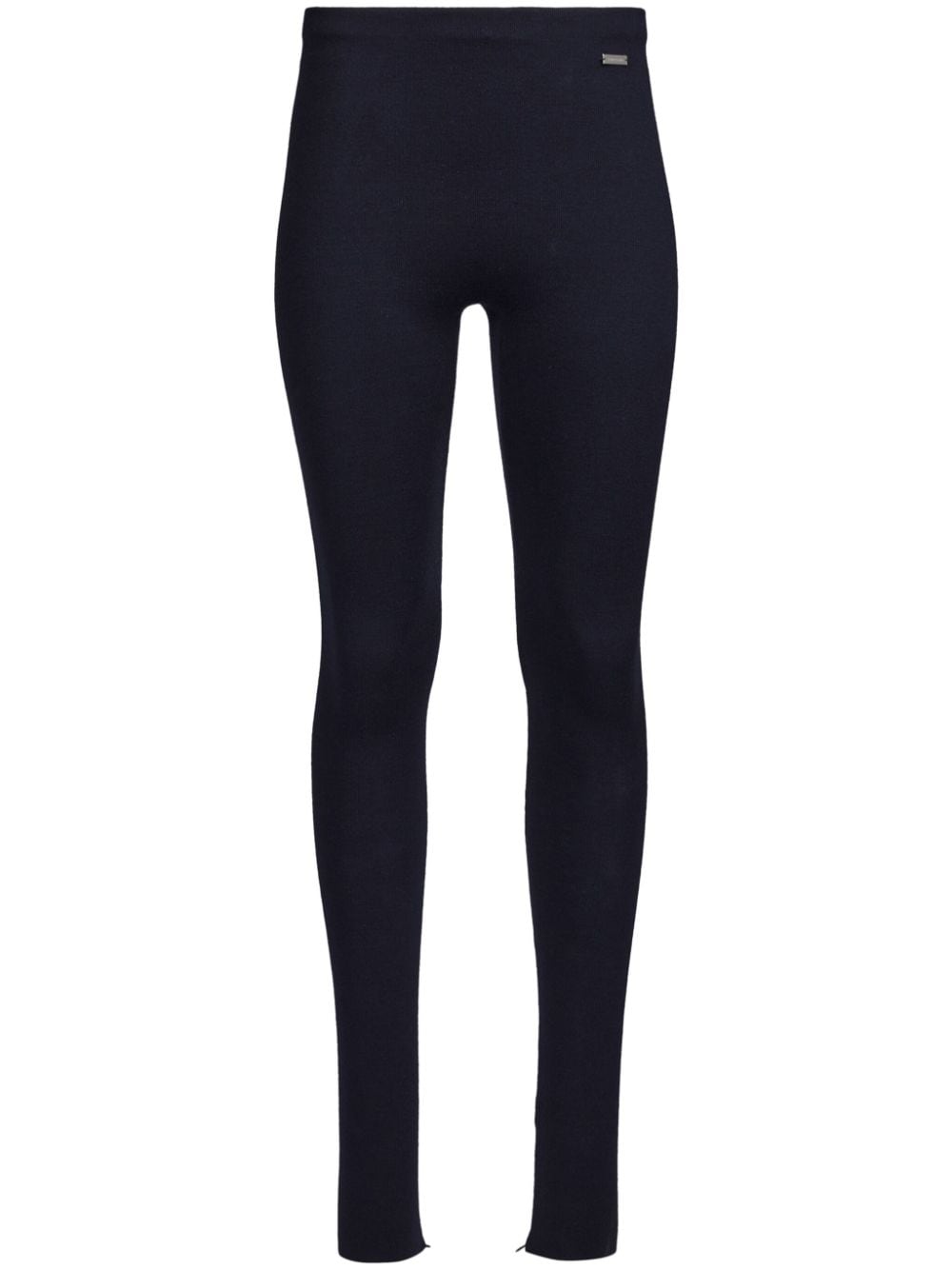 Ferragamo Leggings mit Logo-Schild - Blau von Ferragamo