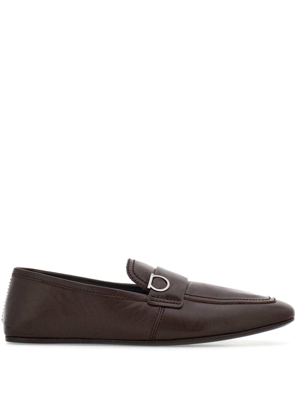 Ferragamo Loafer mit Gancini-Schild - Braun von Ferragamo