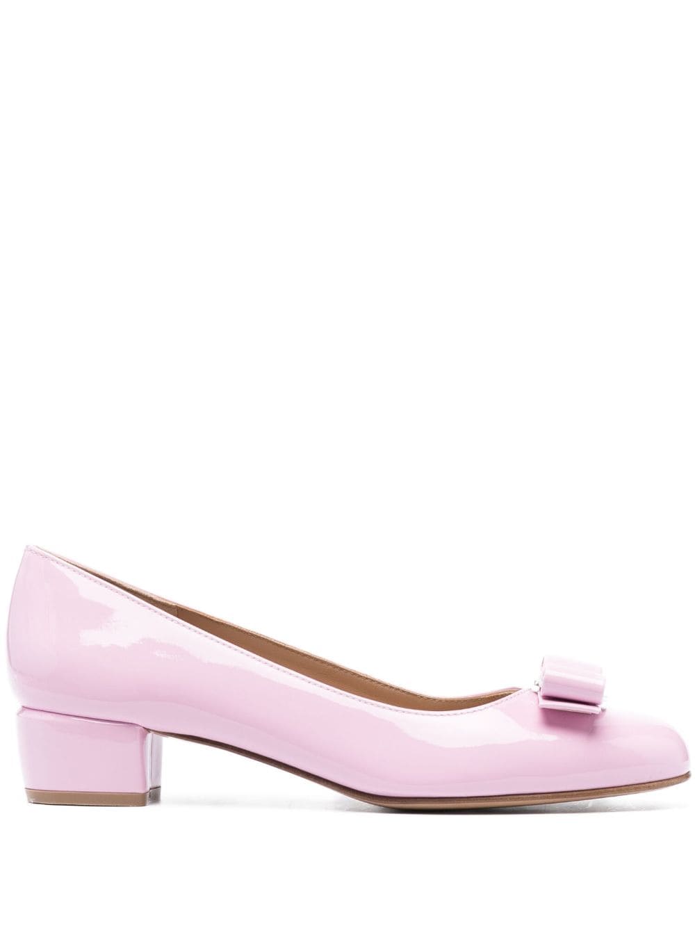 Ferragamo Pumps mit Schleife 30mm - Rosa von Ferragamo