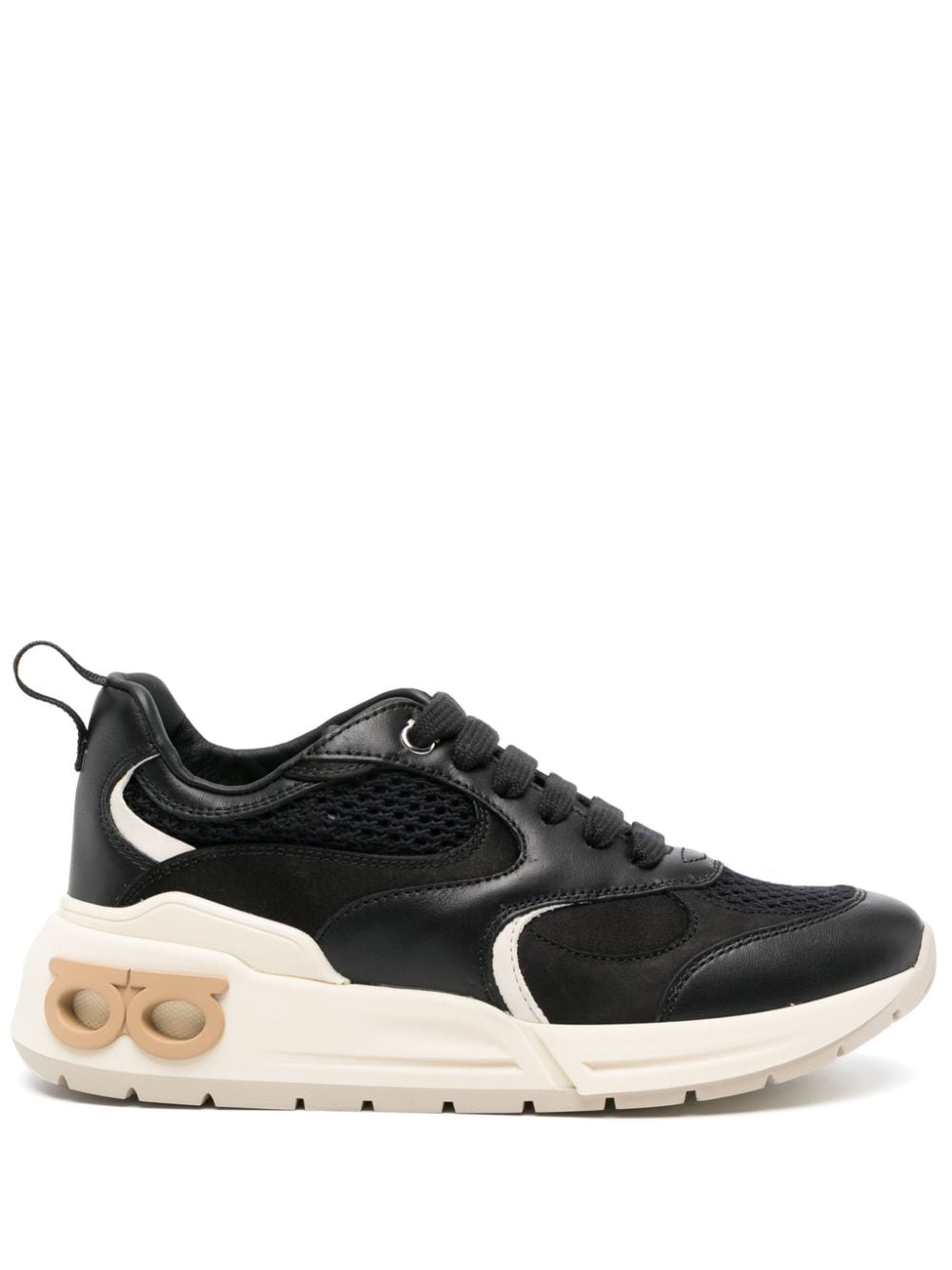 Ferragamo Sneakers mit Einsätzen - Schwarz von Ferragamo