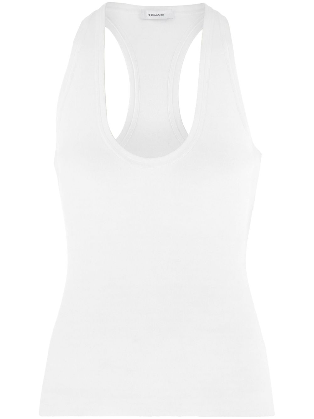 Ferragamo Tanktop mit V-Ausschnitt - Weiß von Ferragamo