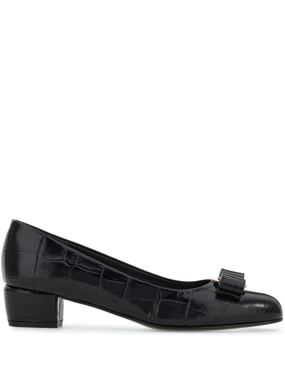 Ferragamo Vara Pumps mit Schleife - Schwarz von Ferragamo