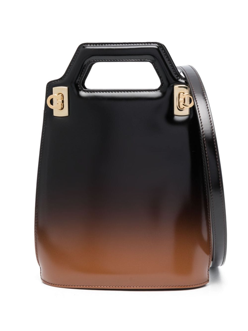 Ferragamo Wanda Handtasche mit Ombre-Effekt - Schwarz von Ferragamo