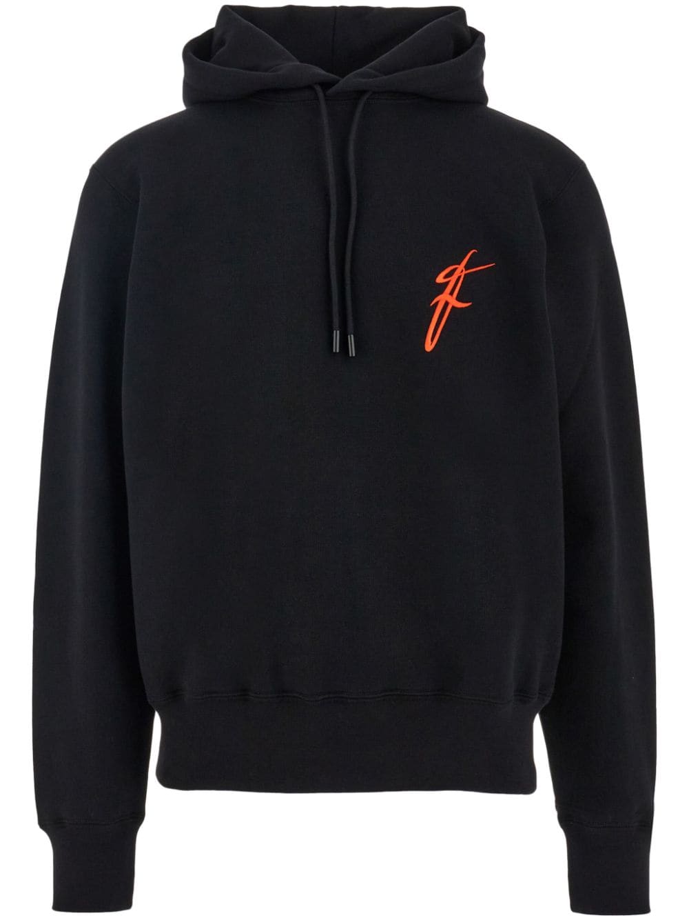 Ferragamo Hoodie mit Logo-Stickerei - Schwarz von Ferragamo