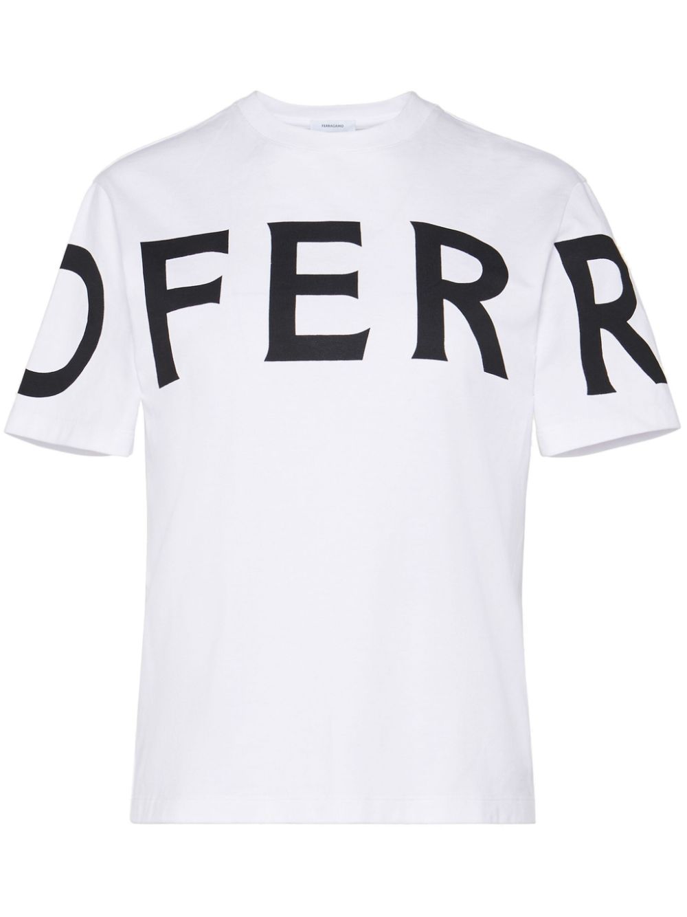 Ferragamo T-Shirt mit Logo-Print - Weiß von Ferragamo