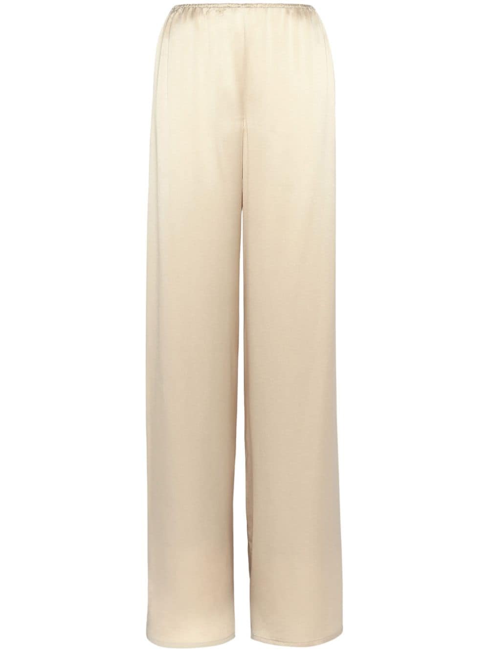 Ferragamo Weite Hose aus Satin - Nude von Ferragamo