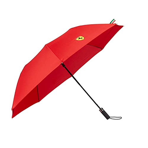 Ferrari - Offizielle Formel 1 Merchandise Kollektion - Damen und Herren - Compact Umbrella - Compact - Red - One Size von Ferrari