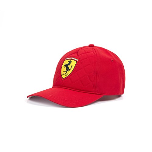 BRANDED Men's Cap with a Visor, red, One Size von Ferrari