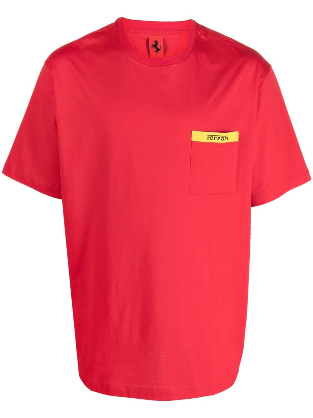 Ferrari T-Shirt mit Logo-Print - Rot von Ferrari