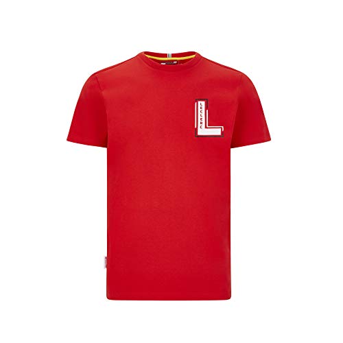 Scuderia Ferrari Offizielle Formel 1 Merchandise 2020 - Charles Leclerc T-Shirt Herren - Rot - Baumwolle - XL von Ferrari