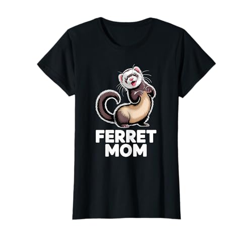 Frettchen Mama Haustier Mama Tier T-Shirt Frettchen Mama Haustier Mama Tier T-Shirt von Ferret Lover Animal