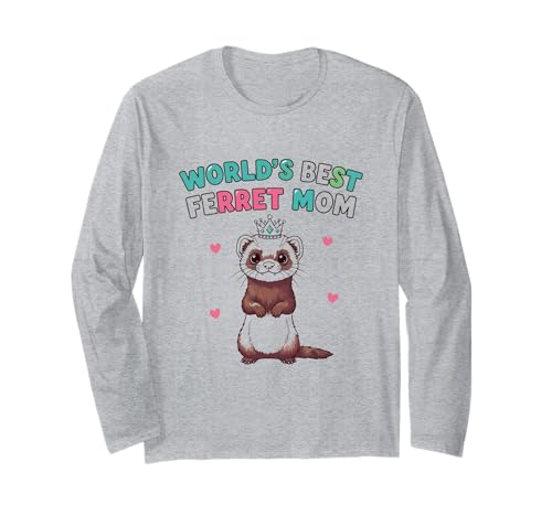 Best Frettchen Mom Funny Animal Lover Cute Pet Owner for Women Langarmshirt Best Frettchen Mom Funny Animal Lover Cute Pet Owner for Women Langarmshirt von Ferret Mom Pet Lover Apparel