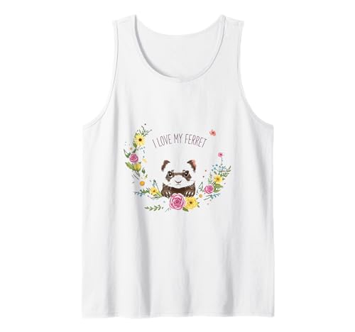 I Love My Frettchen Lustiger Tierliebhaber Niedlicher Haustierbesitzer für Frauen Tank Top I Love My Frettchen Lustiger Tierliebhaber Niedlicher Haustierbesitzer für Frauen Tank Top von Ferret Mom Pet Lover Apparel