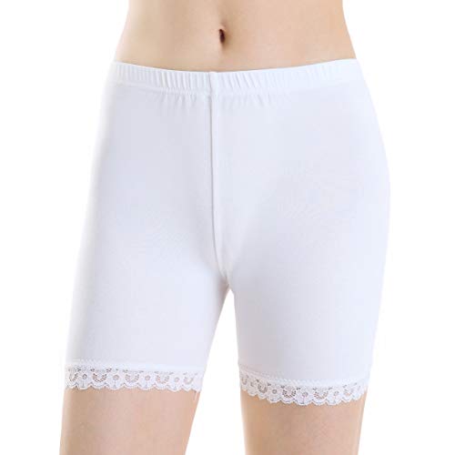 Ferrieswheel Story Damen Bequeme Dünne Leggings Elegant Kurze Hose Für Kleid Yoga Tight Shorts Gym von Ferrieswheel Story