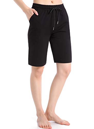 Ferrieswheel Story Elasthan Sporthose Kurz Jogginghose Kurze Hose Damen Shorts mit Taschen Fitness von Ferrieswheel Story