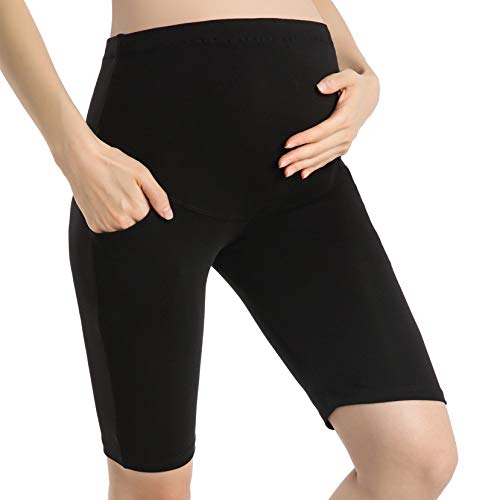 Ferrieswheel Story Umstands Leggins Damen Hose Umstandsmode Sport Shorts Schwangerschaft Taschen von Ferrieswheel Story