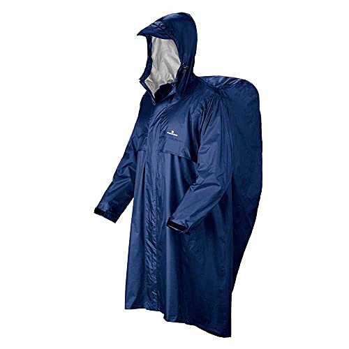 Ferrino Unisex 78121hbbsm.1siz Poncho, blau, One Size von Ferrino