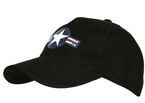 Ferromil Baseball Cap Airforce US Army Bomber USAAF Kokarde Vintage (Schwarz) von Ferromil