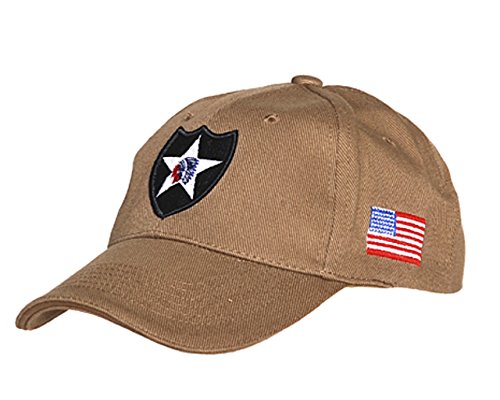 Ferromil US Army Baseball Cap 2nd Infantry Division Indian Reserved (Sand) von Ferromil