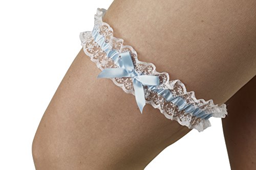 Fertig Modelle Strumpfband zur Hochzeit weiss und offwhite von Fertig Modelle